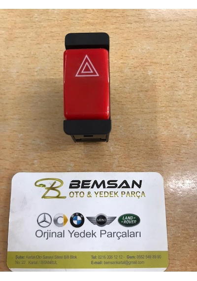 Mercedes Flaşör Düğmesi dörtlü W123 124 126 201 0008209010