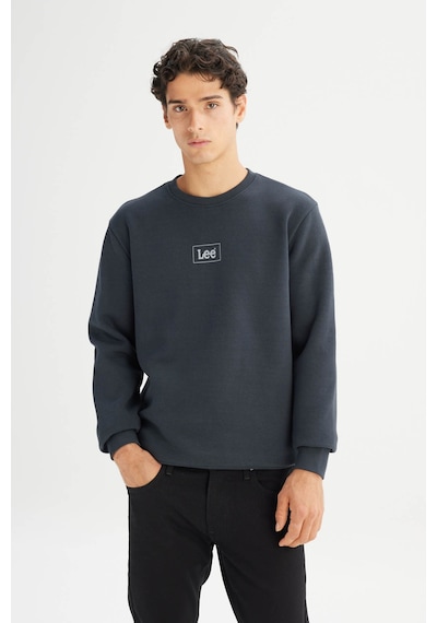 Lee Regular Fit İçi Polarlı Antrasit Erkek Sweatshirt L212299xvd Antrasit