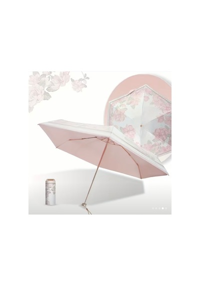 Lilly Uv 50+ Taşınabilir Şemsiye,ultra Hafif Güneş Uv Korumalı Şemsiye, Me In The Clouds Beyaz Beyaz