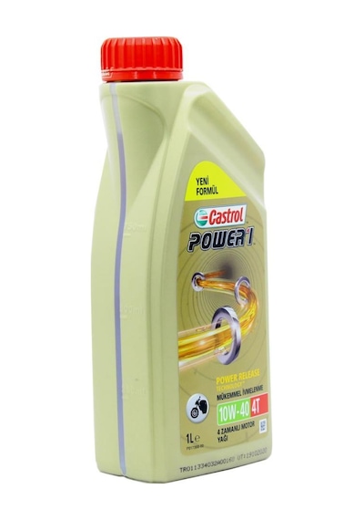 Castrol PoWer 1 4t 10W-40 1 L 4 Zamanlı Motosiklet Yağı (2 Adet)
