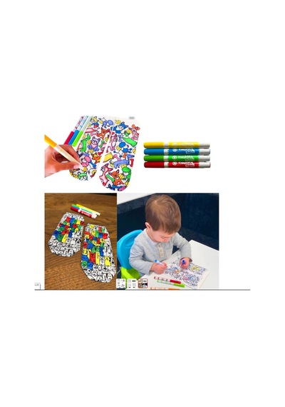 Ogobongo Boyanabilir Baskılı Çoçuk Çorap 5-8 Yaş