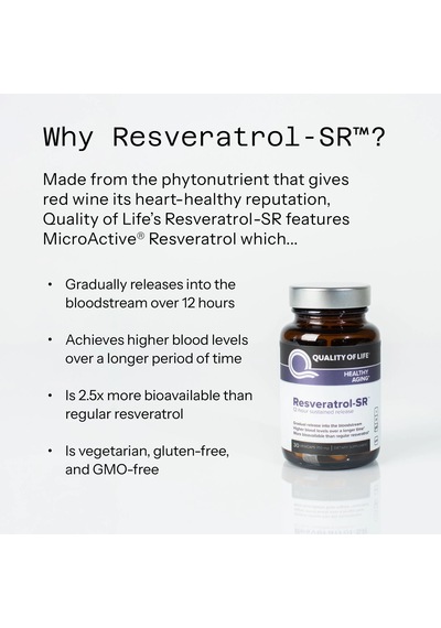 Resveratrol-sr 150 Mg 30 Veg Capsules - 12 Hour Sustained Release