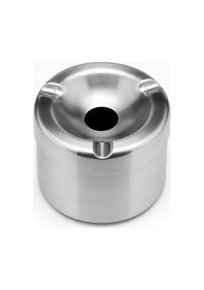 Busstier Gümüş Metal Kapaklı Küllük, Portatif Ve Modern Tasarım Kül Tablası, Araç İçin Uygun Rüzgar Geçirm Genel