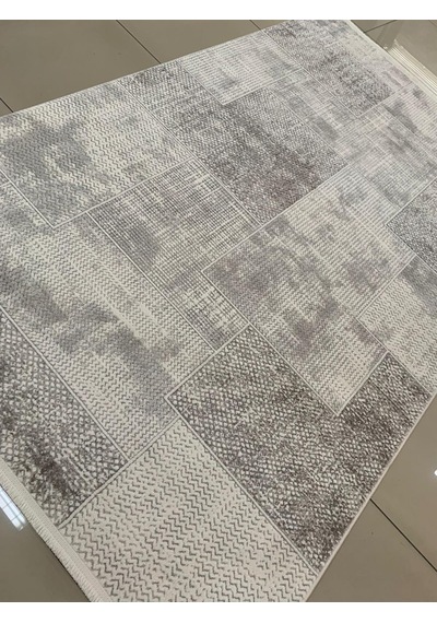 Merinos Halı Diyez Serisi 79465 095 Akrilik Yün Halı Salon Oturma Odası Halısı Gri