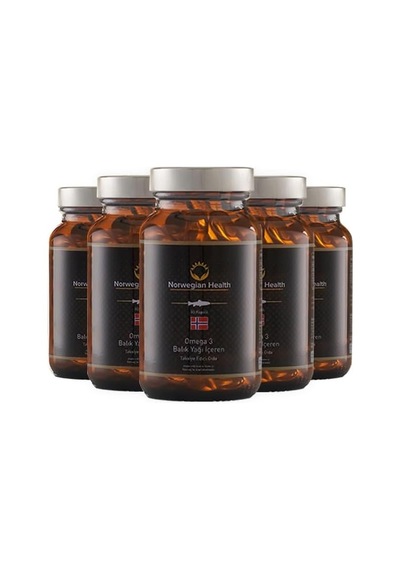 Omega 3 Balık Yağı 60 Kapsül X 5 Adet