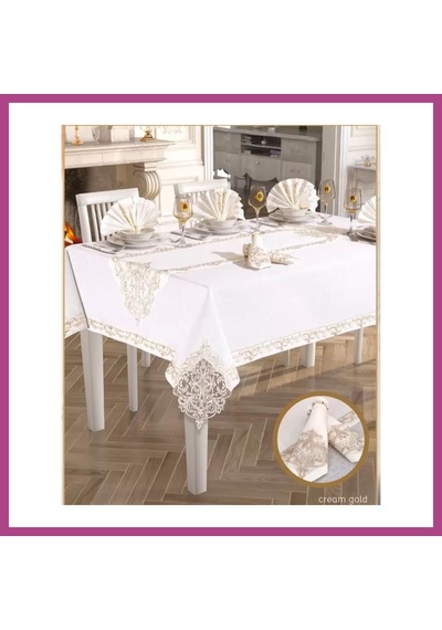 Gees Global 26 Parça Elegant Linen Krem-gold 12 Kişilik Şık Çeyizlik Masa Takımı 160 260 Cm Runner Gbzs Krem - Gold Gees Global 26 Parça Elegant Linen Krem-gold 12 Kişilik Şık Çeyizlik Masa Takımı 160 260 Cm Runner Gbzs Krem - Gold