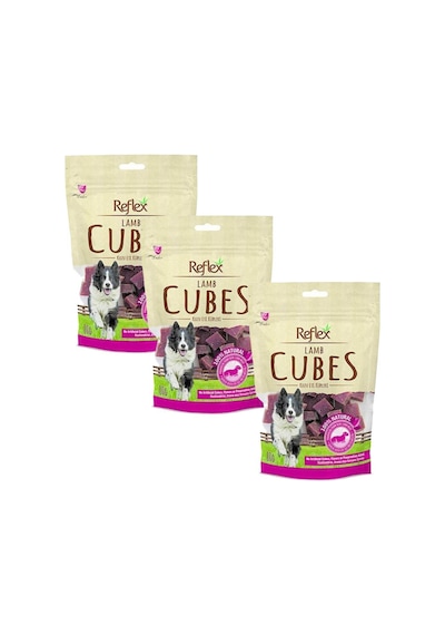Reflex Kuzulu Küp Dilimli Köpek Ödül Maması 3 x 80 G