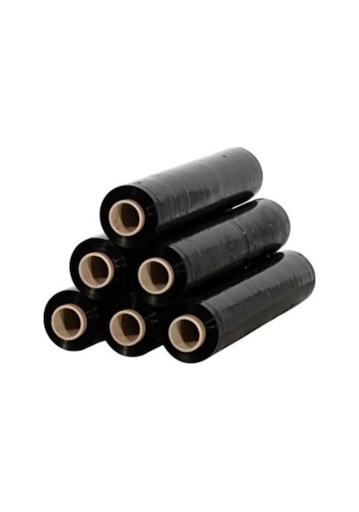 Gogoey Siyah Streç 23 Micron 2000 Gr 350 Gr+1650 Gr 160 Mt 6 Adet