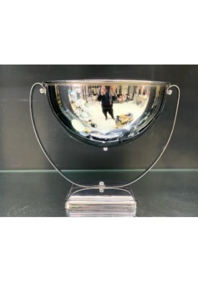 Vz-31 Salıncak Saksı Krom 23 Cm Boy 26 Cm Çap Dekoratif Modern Şık Saksı Altın