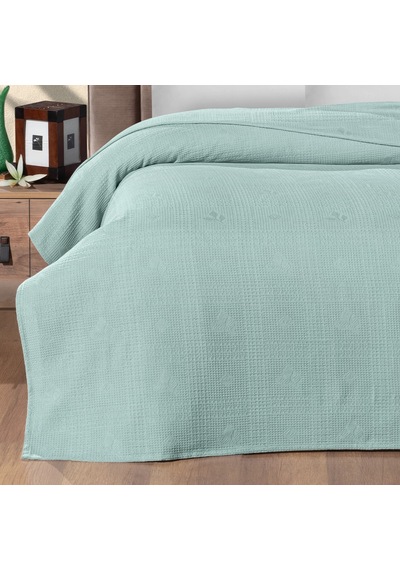 Maxstyle Tek Kişilik %100 Pamuk Pike Çağla 160x220 Cm Renkli