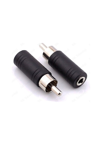 RCA Erkek to 3.5mm Dişi Mono Dönüştürücü Adaptör