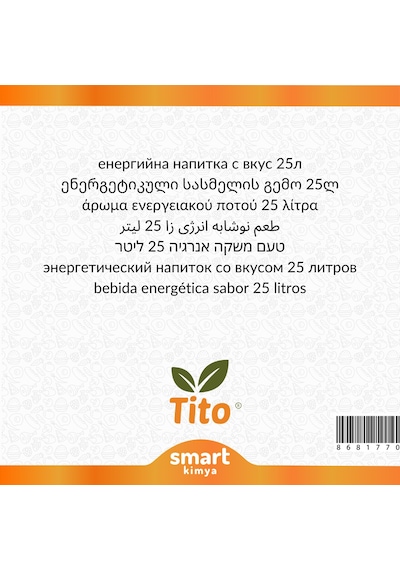 Enerji İçeceği Aroması 25 Litre