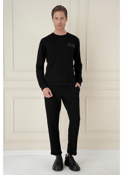 Efor Ts 888 Slim Fit Siyah Spor T-shirt Siyah