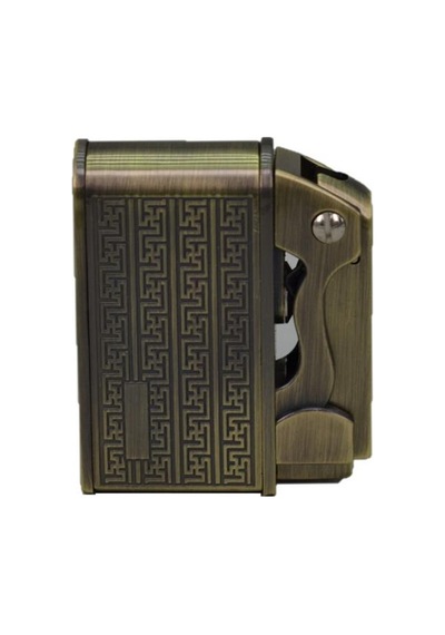 Benzinli Zippo Tarz Çakmak B-zb-612 Bronz