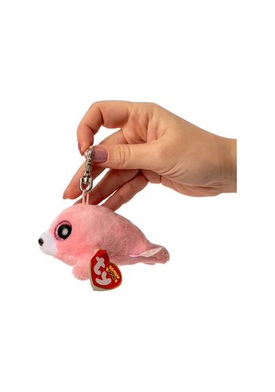 Ty Beanie Boo S Pierre Pembe Fok Peluş Anahtarlık Metal Askılı