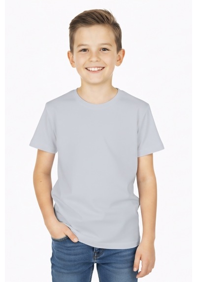 Modanino Erkek Çocuk Geniş Kalıp T-shirt 12-16 Yaş 12559 Gri