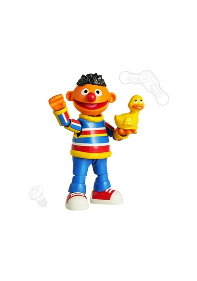 Susam Sokağı Ernie Enrique Blokees Sesame Street Blokees Ernie Enrique Figür Model Kit 14 Cm