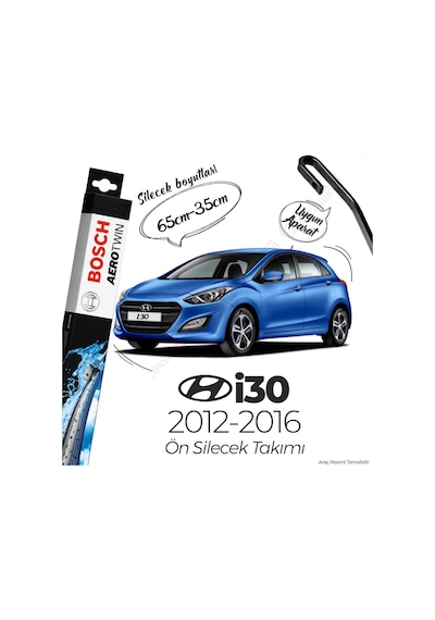Hyundai İ30 Muz Silecek Takımı 2012-2016 Bosch Aerotwin
