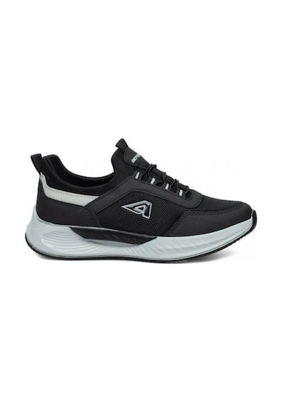 Acropol 137-26 Anorak Slip On Anatomik Sneaker Siyah Gümüş 36-40 Siyah