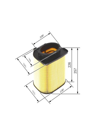 HAVA FILTRESI MERCEDES M274 W204 W205 C205 W213 R172 X253