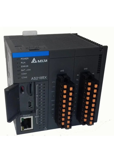 Delta As218rx-a ,8d/2a 12r/2a Plc Cpu Modül