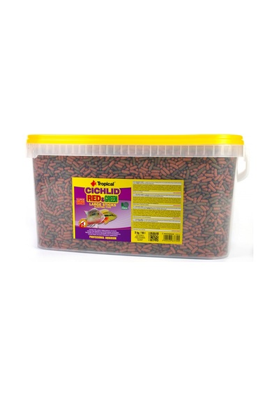 Tropical Cichlid Red Green Large Sticks 50 Gram Balık Yemi