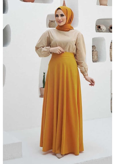 Neways 2270-Ancelina Mevlana Etek Hardal