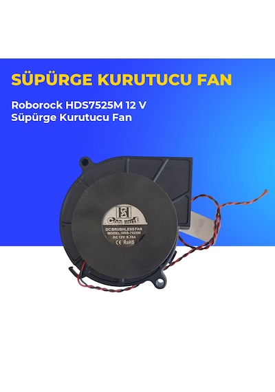 Roborock Hds7525m 12 V Süpürge Kurutucu Fan