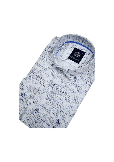 Advante Erkek Silim Fitt Çizgili Uzun Kol Gömlek Bgl-st02982 Mavi