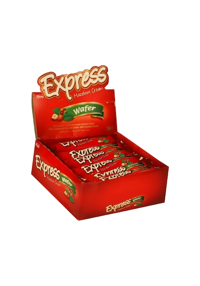 Express Fındık Kremalı Gofret 30 Gr. 24 Adet (1 Kutu)