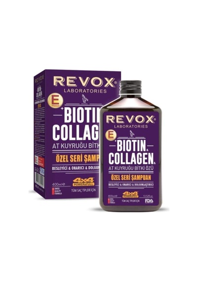 Revox Biotin & Collagen At Kuyruğu Bitki Özlü Saç Bakım Şampuanı