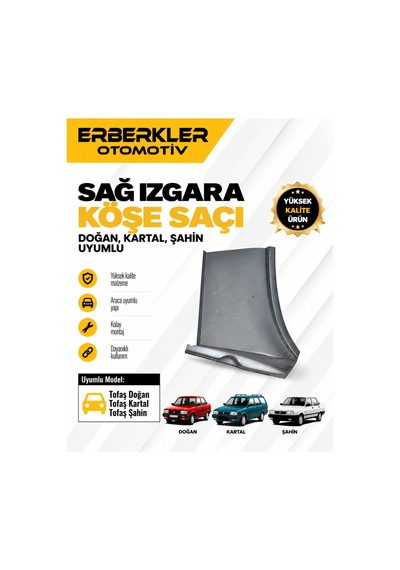 Tofaş Doğan Kartal Şahin Uyumlu Sağ Izgara Köşe Saçı - Erb587