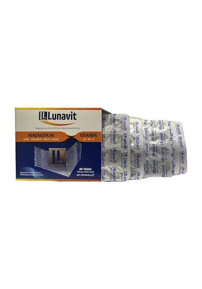 Lunavit Magnezyum Ve Vitamin 60 Tablet