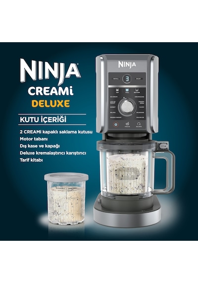 Ninja Creami Deluxe 10 in 1 800 W Dondurma Ve Frozen Makinesi