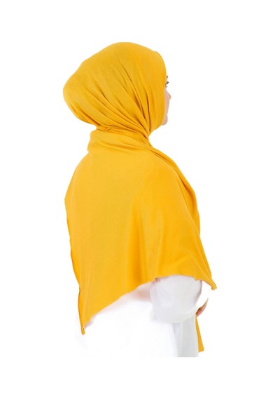 Modish Group Şal Tesettür Başörtüsü Premium Kumaş Eşarp Uzun Islami Giyim Viskon - Sarı SArı