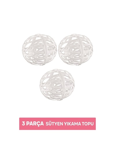 3 Parça Sütyen Ve Çamaşır Yıkama Topu Pratik Plastik Iç Çamaşır Yıkama Topu Cn Diğer