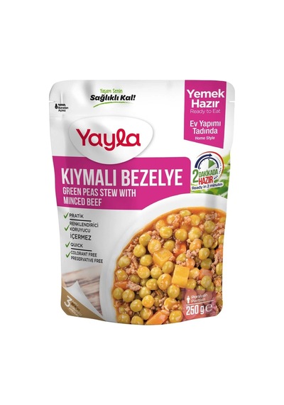 Yemek Hazır 3 Lü Kıymalı Bezelye/z.yağlı Börülce/z.yağlı Yeşil Mercimek - 807046884