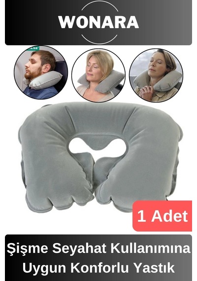 Wonara Dayanıklı Şişme Seyahat Yastığı