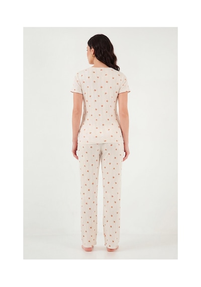 Lela Bayan Pijama Takımı 65770755 Ekru