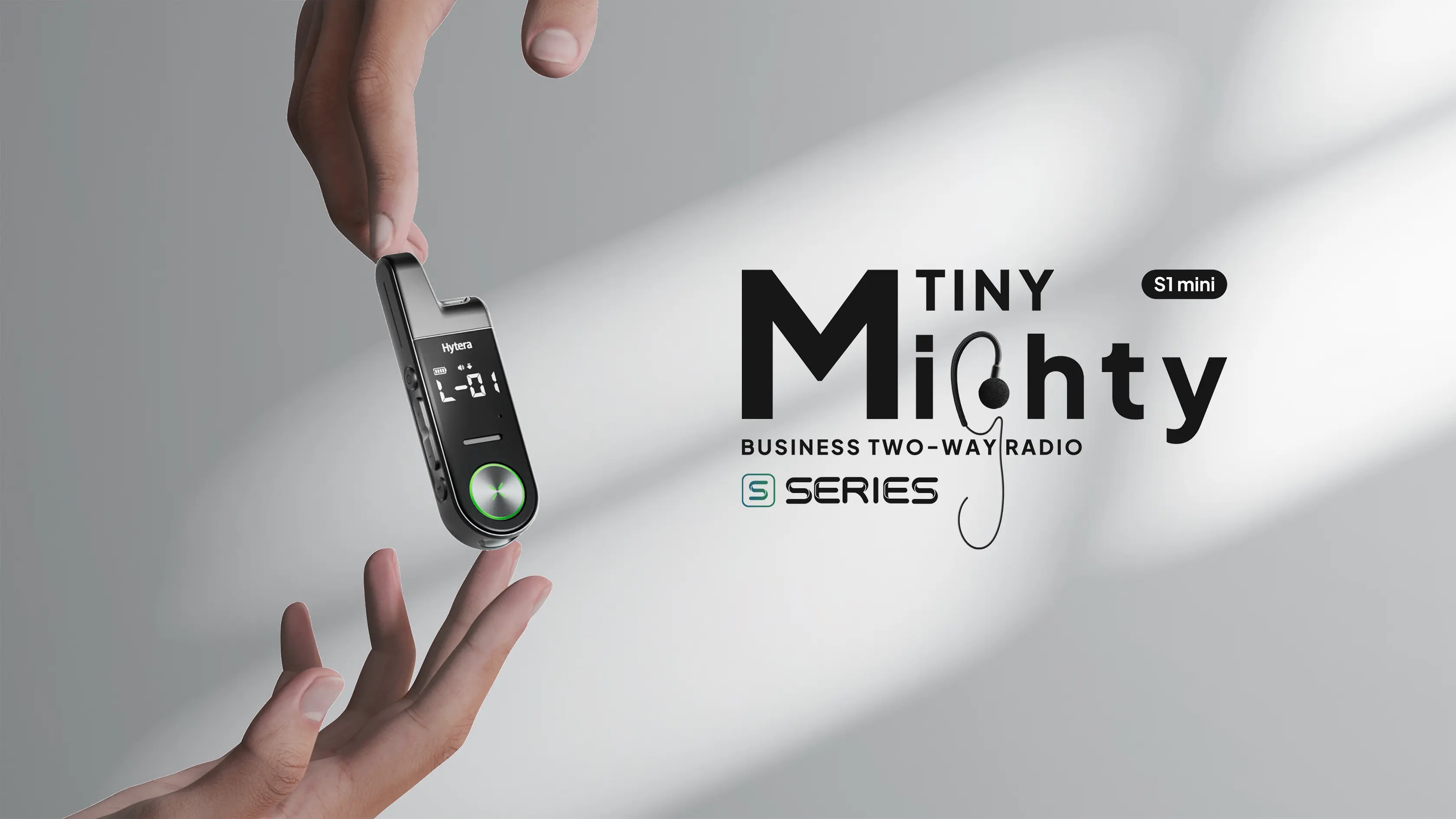 Hytera S1-mini Lisanssız El Telsizi Pmr + Kulaklık