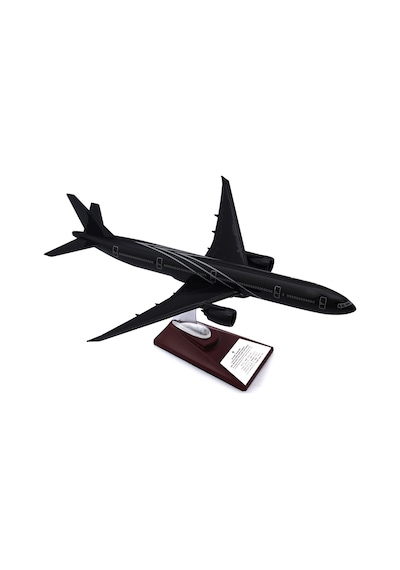 Zekupp - Maket Uçak - Boeing 777-300 1/200 - SİYAH ÖZEL TASARIM Model Uçak