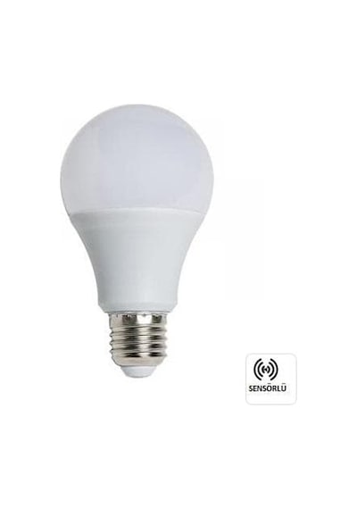 Sensörlü Led Ampul 12 W 6500K Beyaz Işık Noas
