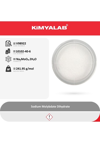 Kimyalab Sodyum Molibdat 250g - Sodium Molybdate Dihydrate