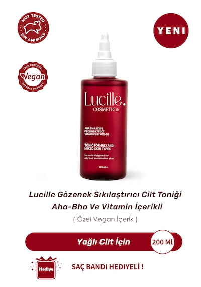 Lucille Tonik Aha+bha, Yağlı/karma Cilt, 200 Ml