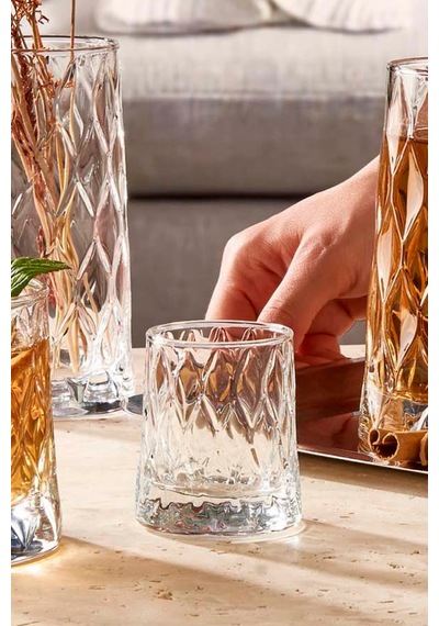 Pasabahce 4'lü Leafy Digestive Bardak 100 Cc Şeffaf