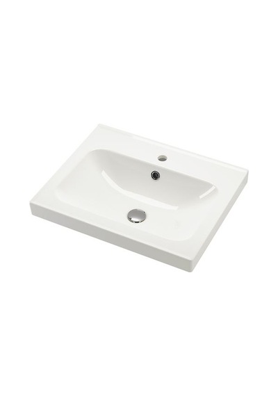 Ikea Orrsjön Lavabo, Beyaz, 62x49 Cm