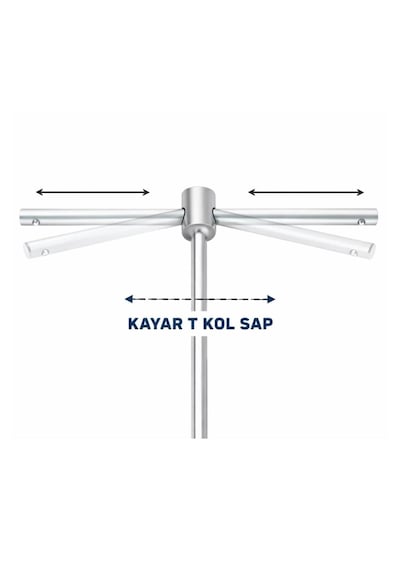 T Kol Lokma Saplı T Kol 8 Mm