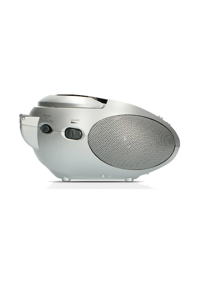LENCO SCD-24 SİYAH/GÜMÜŞ - CD ÇALARLI TAŞINABİLİR STEREO FM RADYO