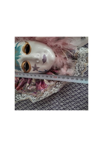 Avrupa Porselen Maske Beyaz