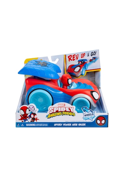 Spidey Power Web Racer Fırlatıcılı Işıklı Araç Snf0427 Çok Renkli